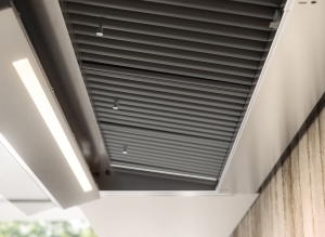 Falmec Virgola No-Drop Comfort, Design, schwarz, 60 cm, Wandhaube, 104038, mit 5 Jahren Garantie