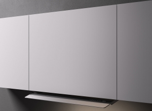 Falmec Virgola No-Drop Comfort, Design, schwarz, 60 cm, Wandhaube, 104038, mit 5 Jahren Garantie