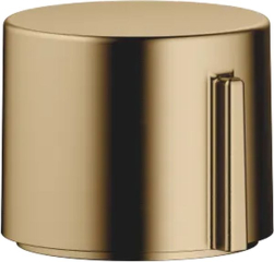 Dornbracht Exzenterbet�tigung mit Drehknopf, (ohne Rosette) Dark Brass geb�rstet (PVD), 10712970-39