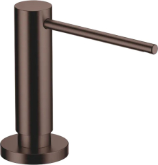 Dornbracht Einbau-Sp�lmittelspender, mit runder Rosette, Dark Bronze geb�rstet (PVD), 82444970-43