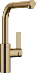 Dornbracht Elio Pull-Out Einhebelmischer mit herausziehbarem Auslauf, Hochdruck, Dark Brass geb�rstet (PVD), 33840790-39