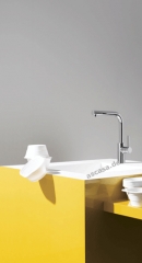 Dornbracht Elio Pull-Out Einhebelmischer mit herausziehbarem Auslauf, Hochdruck, Dark Brass geb�rstet (PVD), 33840790-39