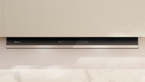 Neff D97XDP2S0, Integrierte Designhaube, 90 cm, Klarglas schwarz bedruckt, Mattschwarz, EEK: A+, mit 5 Jahren Garantie!