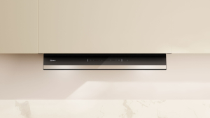 Neff D67XDP2S0, Integrierte Designhaube, 60 cm, Klarglas schwarz bedruckt, Mattschwarz, EEK: A+, mit 5 Jahren Garantie!