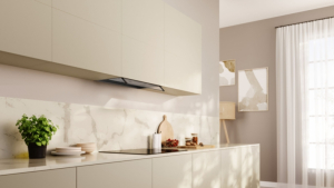 Neff D65XCC2S0, Integrierte Designhaube, 60 cm, Klarglas, Mattschwarz, EEK: B, mit 5 Jahren Garantie!