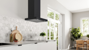 Constructa CD636670, Wandhaube, mattschwarz, 60 cm, EEK: B, mit 5 Jahren Garantie!