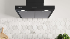 Constructa CD636670, Wandhaube, mattschwarz, 60 cm, EEK: B, mit 5 Jahren Garantie!