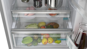 Siemens KG49NVIBG, iQ300, Freistehende K�hl-Gefrier-Kombination mit Gefrierbereich unten, 203 x 70 cm, Edelstahl, EEK: B, mit 5 Jahren Garantie!