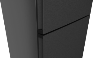 Siemens KG49NVXCG, iQ300, Freistehende K�hl-Gefrier-Kombination mit Gefrierbereich unten, 203 x 70 cm, Geb�rsteter schwarzer Stahl AntiFingerprint, EEK: C, mit 5 Jahren Garantie!