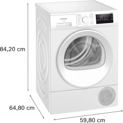 Siemens WT45HVA4, iQ300, W�rmepumpen-Trockner, 8 kg, Wei�, EKK: D, mit 5 Jahren Garantie!