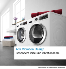 Bosch WQG243DR10, Serie 6, W�rmepumpentrockner, 9 kg, Grau, EEK: C, mit 5 Jahren Garantie!