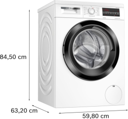 Bosch WUU28T48, Serie 6, Waschmaschine, unterbauf�hig - Frontlader, 8 kg, max. 1400 U/min. EKK: A, mit 5 Jahren Garantie!
