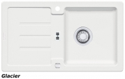 Franke Strata STG 614-78 Fragranit DuraKleen Plus, Siebkorb Excenter, Farbe Glacier, 114.0303.681, 11845