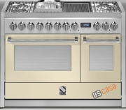 Steel Genesi 120, Rangecooker, 120 cm, Multifunktion, Farbe Creme, G12FF-6MCR, mit 5 Jahren Garantie!