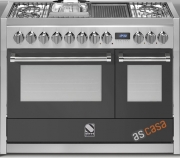 Steel Genesi 120, Rangecooker, 120 cm, Multifunktion, Farbe Anthrazit, G12FF-6BAN, mit 5 Jahren Garantie!