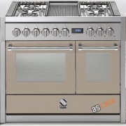 Steel Genesi 100, Rangecooker, 100 cm, Multifunktion, Farbe Sabbia, G10FF-4BSA, mit 5 Jahren Garantie!