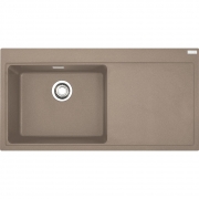 Franke Mythos MTG 611-100 Fragranit DuraKleen Plus, Becken links, Farbe Cashmere, 114.0477.044, 10863