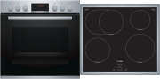 Bosch HND415LS61, SET Einbau-Backofen und Induktionskochfeld, HEA513BS1+ NIF645CB5E, Edelstahl, 60 cm, EEK: A, mit 5 Jahren Garantie!