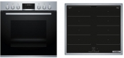 Bosch HND619LS66, SET Einbau-Backofen und Induktionskochfeld, HEB517BS1 + NXX645CB5E, Edelstahl, 60 cm, EEK: A, mit 5 Jahren Garantie!