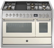 Steel Genesi 120, Rangecooker, 120 cm, Combisteam, Nuvola, Gaskochfeld, GQ12SF-6TNA mit 5 Jahren Garantie!