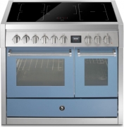 Steel Genesi 100, Rangecooker, 100 cm, Combisteam, Celeste, Induktionskochfeld, GQ10SF-5FICE, mit 5 Jahren Garantie!