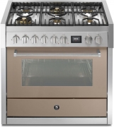 Steel Genesi 90, Rangecooker, 90 cm, Combisteam, Sabbia, Gaskochfeld, GQ9S-6WSA, mit 5 Jahren Garantie!