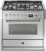 Steel Genesi 90, Rangecooker, 90 cm, Combisteam, Stainless Steel, Gaskochfeld, GQ9S-4MSS, mit 5 Jahren Garantie!