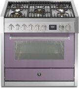 Steel Genesi 90, Rangecooker, 90 cm, Combisteam, Ametista, Gaskochfeld, GQ9S-4MAA, mit 5 Jahren Garantie!