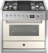 Steel Genesi 90, Rangecooker, 90 cm, Combisteam, Nuvola, Gaskochfeld, GQ9S-4BNA, mit 5 Jahren Garantie!