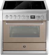 Steel Genesi 90, Rangecooker, 90 cm, Combisteam, Sabbia, Induktionskochfeld, GQ9S-5FISA, mit 5 Jahren Garantie!