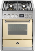 Steel Genesi 70, Rangecooker, 70 cm, Combisteam, Crema, Gaskochfeld, GQ7S-4CR, mit 5 Jahren Garantie!