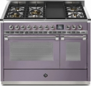 Steel Ascot 120, Rangecooker, 120 cm, Combisteam, Ametista, Gaskochfeld, AQ12SF-4TMAA, mit 5 Jahren Garantie!