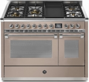 Steel Ascot 120, Rangecooker, 120 cm, Combisteam, Sabbia, Gaskochfeld, AQ12SF-4BMSA, mit 5 Jahren Garantie!