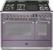 Steel Ascot 120, Rangecooker, 120 cm, Combisteam, Ametista, Gaskochfeld, AQ12SF-4BMAA, mit 5 Jahren Garantie!