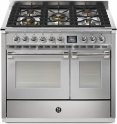 Steel Ascot 100, Rangecooker, 100 cm, Combisteam, Stainless Steel, Gaskochfeld, AQ10SF-4MSS, mit 5 Jahren Garantie!