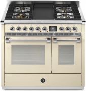 Steel Ascot 100, Rangecooker, 100 cm, Combisteam, Crema, Gaskochfeld, AQ10SF-4TCR, mit 5 Jahren Garantie!