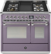 Steel Ascot 100, Rangecooker, 100 cm, Combisteam, Ametista, Gaskochfeld, AQ10SF-4TAA, mit 5 Jahren Garantie!