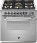 Steel Ascot 90, Rangecooker, 90 cm, Combisteam, Stainless Steel, Gaskochfeld, AQ9S-4MSS, mit 5 Jahren Garantie!