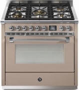 Steel Ascot 90, Rangecooker, 90 cm, Combisteam, Sabbia, Gaskochfeld, AQ9S-4MSA, mit 5 Jahren Garantie!