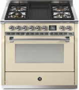 Steel Ascot 90, Rangecooker, 90 cm, Combisteam, Crema, Gaskochfeld, AQ9S-4BCR, mit 5 Jahren Garantie!