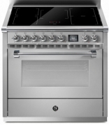 Steel Ascot 90, Rangecooker, 90 cm, Combisteam, Stainless Steel, Induktionskochfeld, AQ9S-5FISS, mit 5 Jahren Garantie!