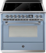 Steel Ascot 90, Rangecooker, 90 cm, Combisteam, Celeste, Induktionskochfeld, AQ9S-5FICE, mit 5 Jahren Garantie!