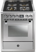 Steel Ascot 70, Rangecooker, 70 cm, Combisteam, Stainless Steel, Gaskochfeld, AQ7S-4SS, mit 5 Jahren Garantie!