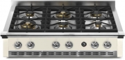 Steel Ascot 90 Cooktop, Einbau-Gaskochfeld, 90 cm, Nuvola, A9-6WNA, mit 5 Jahren Garantie!