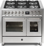 Steel Enfasi 100, Rangecooker, 100 cm, Multifunktionsbackofen, Stainless Steel, Gaskochfeld, EQ10FF-6SS, mit 5 Jahren Garantie!