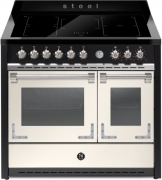 Steel Oxford 100, Rangecooker, 100 cm, Multifunktionsbackofen, Nuvola, Induktionskochfeld, X10FF-5FINA, mit 5 Jahren Garantie!