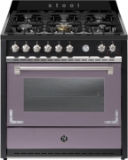 Steel Oxford 90, Rangecooker, 90 cm, Multifunktionsbackofen, Ametista, Gaskochfeld, X9F-6AA, mit 5 Jahren Garantie!