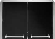 Steel Genesi Modular System, Hngeschrank, 90 cm, Nero, GQP9SBA, mit 5 Jahren Garantie!