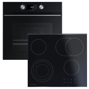 Kppersbusch SMART1P, Backofen/Kochfeld-Set BP6200.0S1 + KE6130.1SE, mit 5 Jahren Garantie!