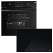 Kppersbusch BP381SKI88S-S2 Backofen/Kochfeld-Set BP6381.0S2 und KI8880.1SR, Black Chrome-Kit, mit 5 Jahren Garantie!